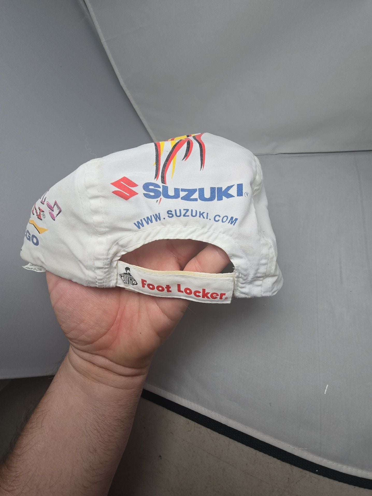 Vintage Suzuki Rock 'N' Roll Marathon San Diego Foot Locker Hat Cap 4