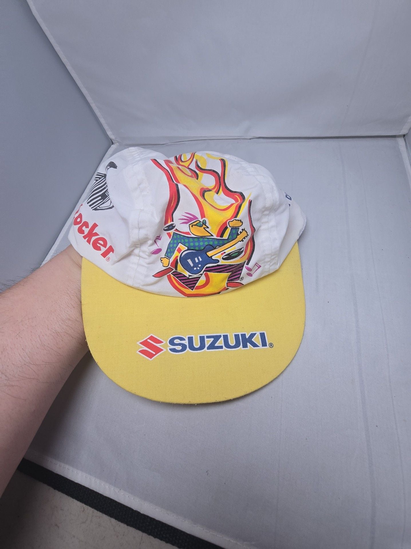 Vintage Suzuki Rock 'N' Roll Marathon San Diego Foot Locker Hat Cap 6