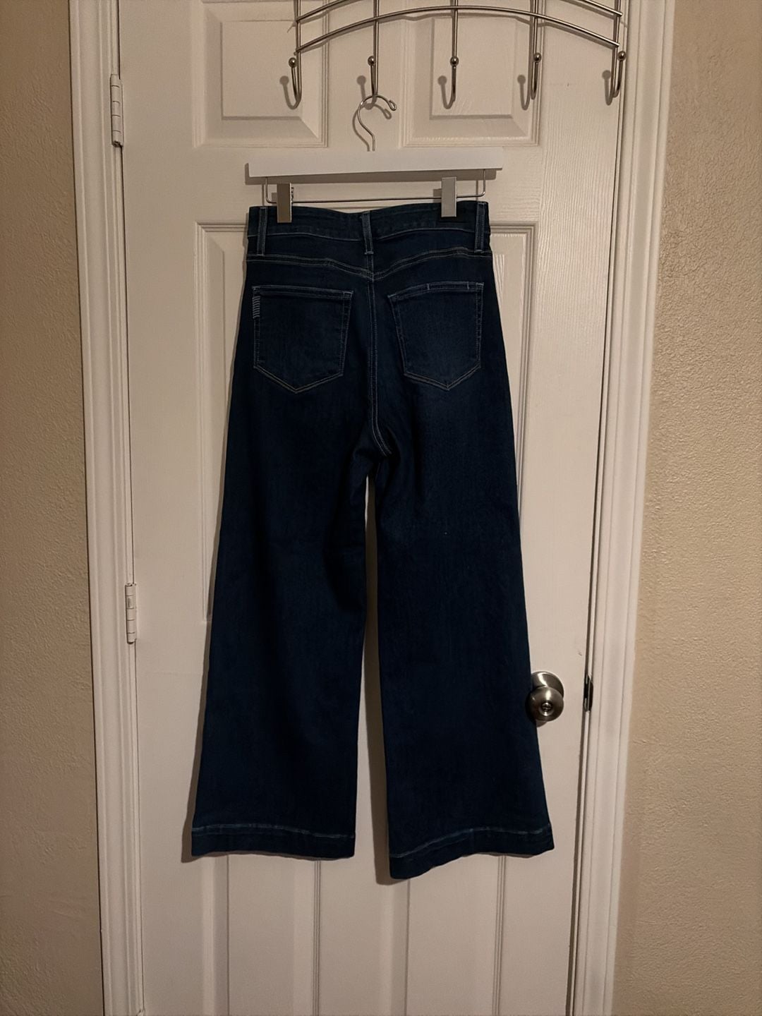 PAIGE Anessa High-Rise Wide-Leg Denim Jeans Size 27 6
