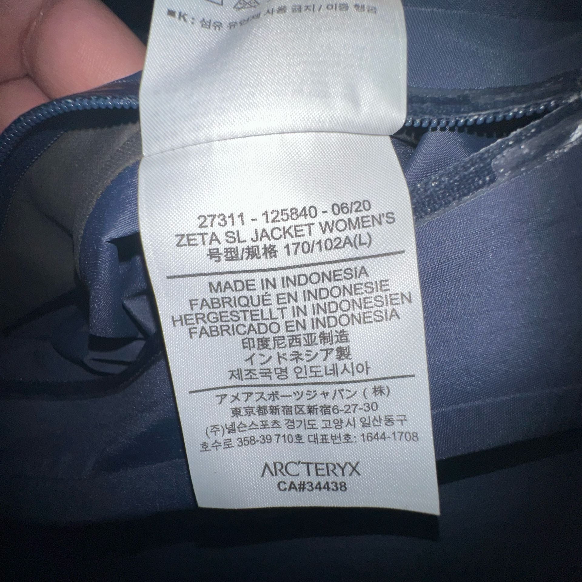 Arc'teryx Zeta SL Women's Gore-Tex Waterproof Jacket Size Large 11