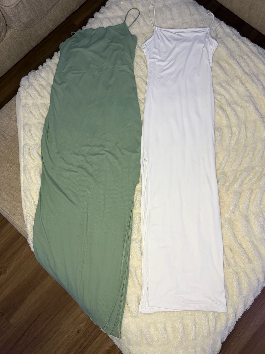 Set with 2 Womens Ribbed Knit Maxi Dresses 2