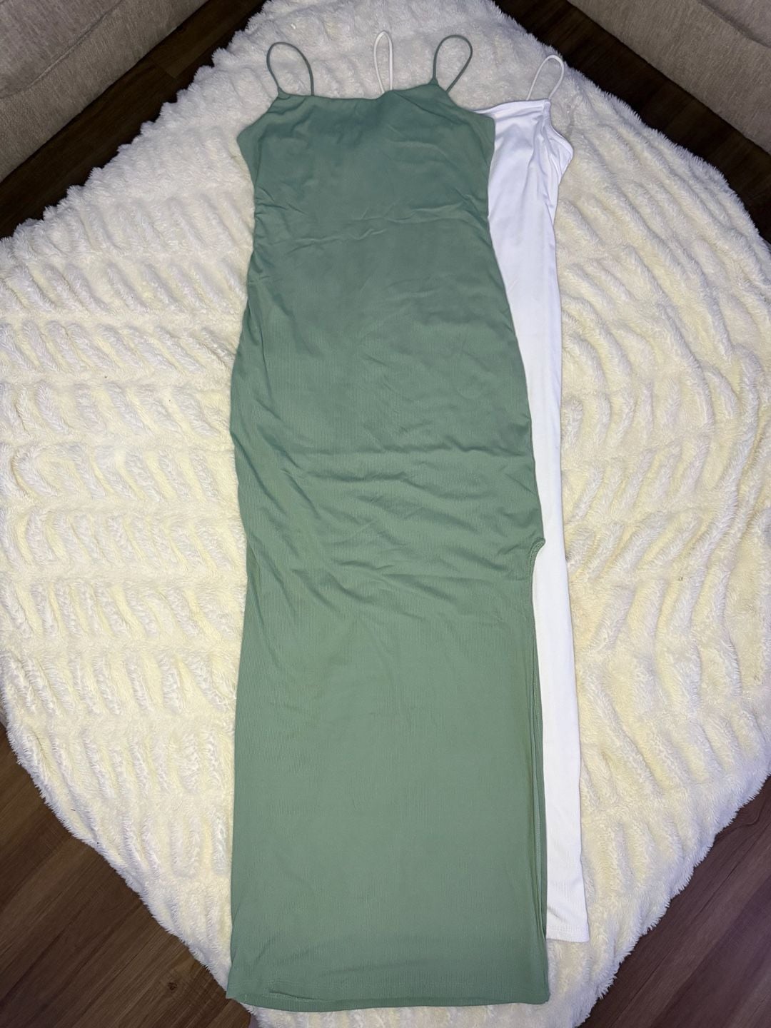 Set with 2 Womens Ribbed Knit Maxi Dresses 4