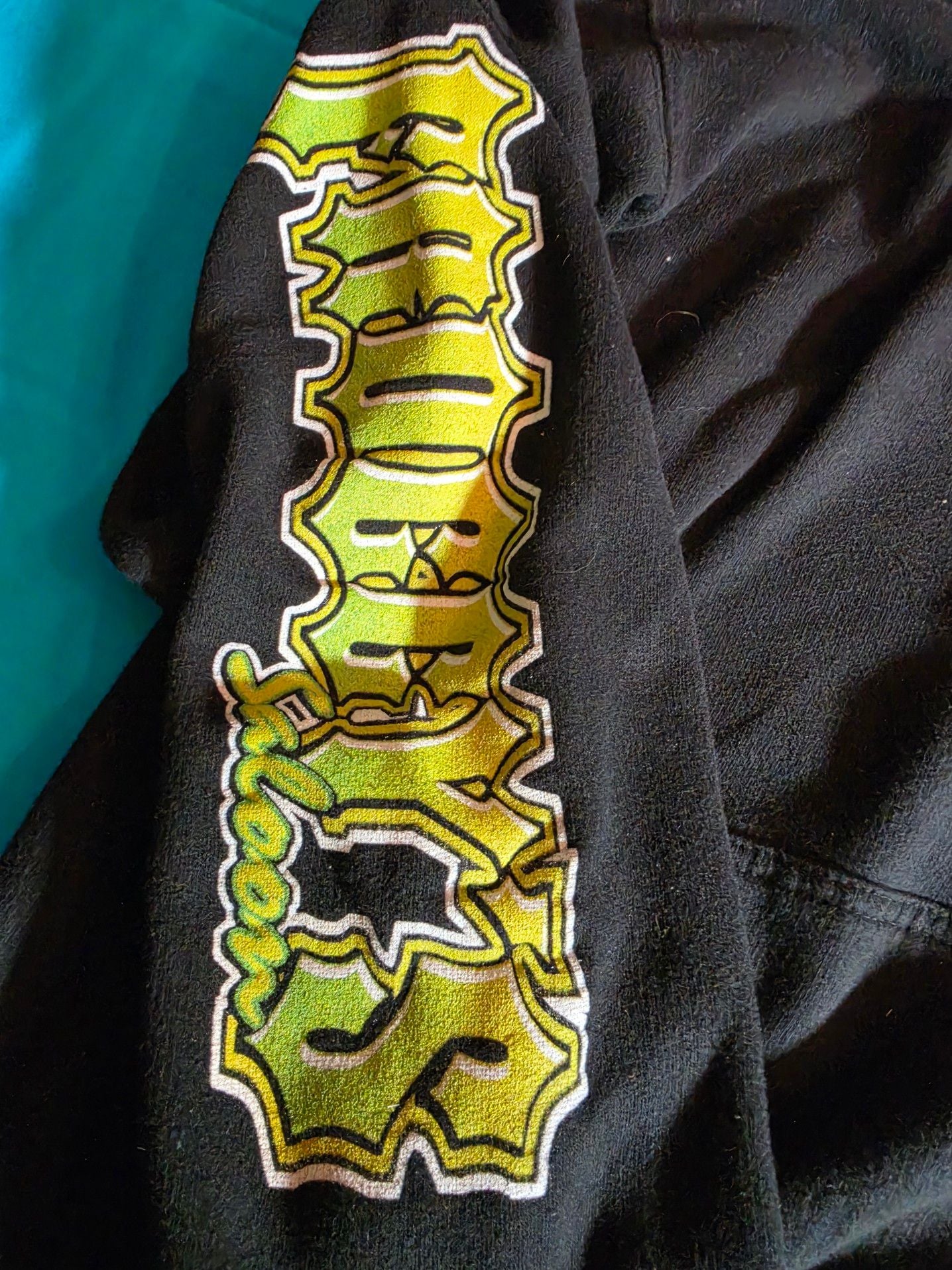 Froggy's Daytona Beach Black Graphic Hoodie Sweatshirt 6