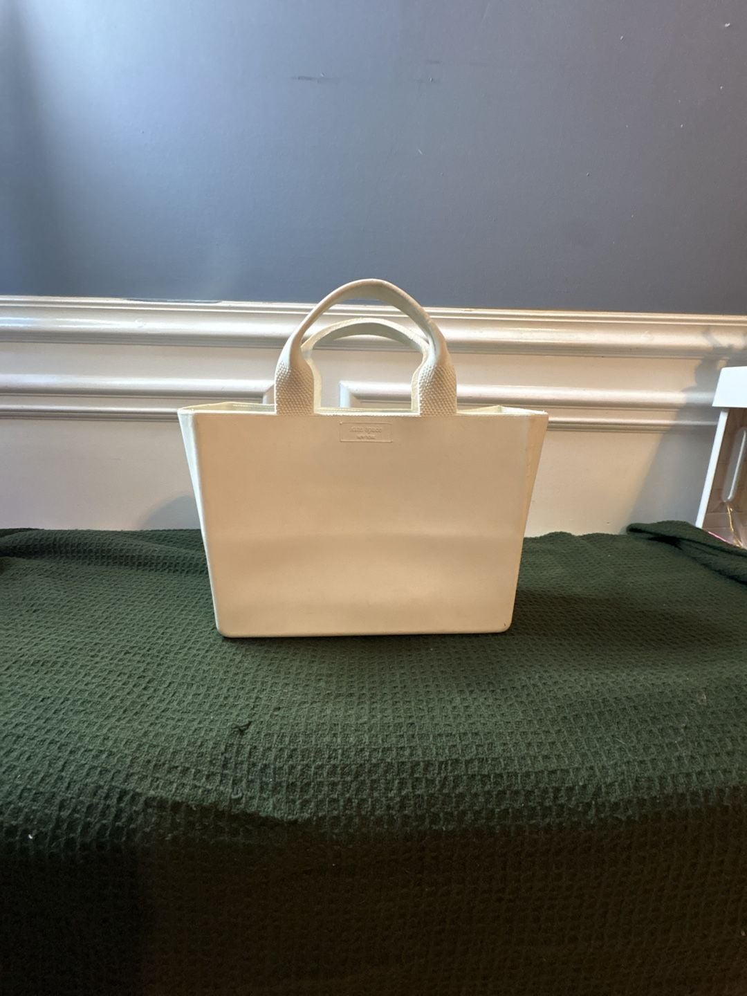 Kate Spade New York Rubber Tote Bag Ivory 2