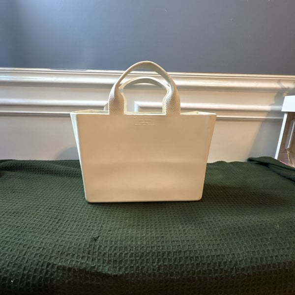 Kate Spade New York Rubber Tote Bag Ivory