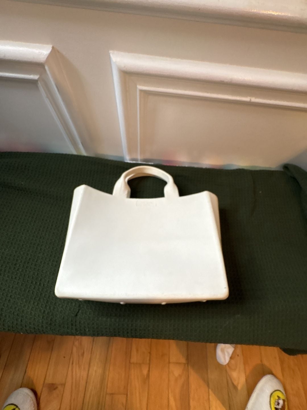 Kate Spade New York Rubber Tote Bag Ivory 7