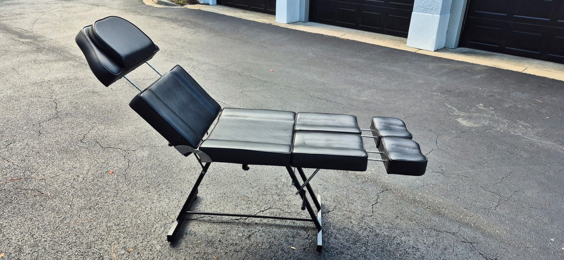 Black Adjustable Facial Massage Salon Tattoo Chair Bed 8