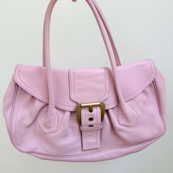 Leather handbag Celine Pink in Leather - 67858814, ,489*