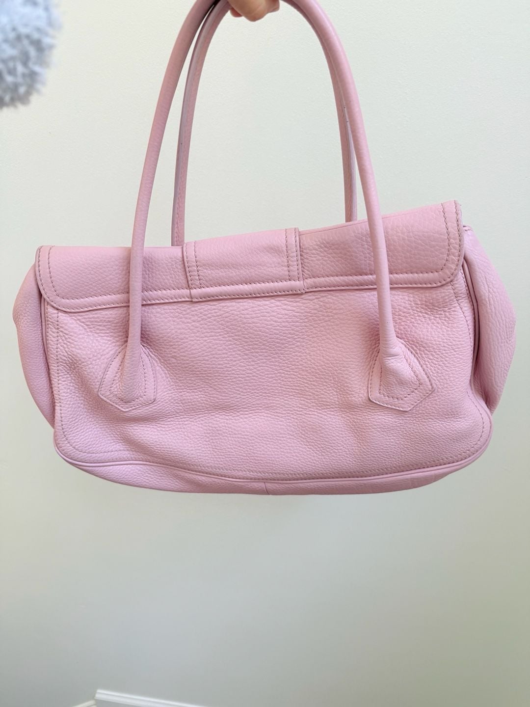 Leather handbag Celine Pink in Leather - 67858814, ,489* 3