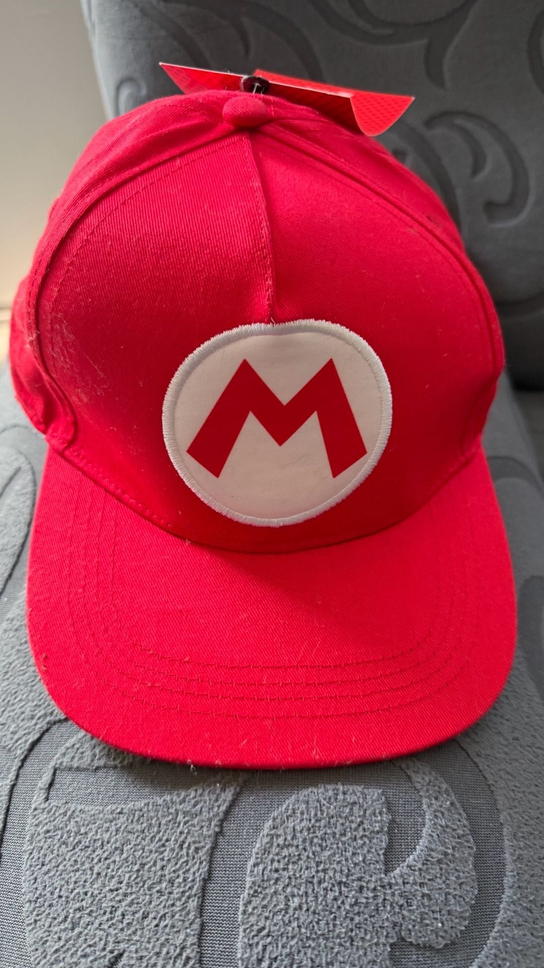 Nintendo Super Mario Bros Red Character Baseball Cap Hat with M Logo 1
