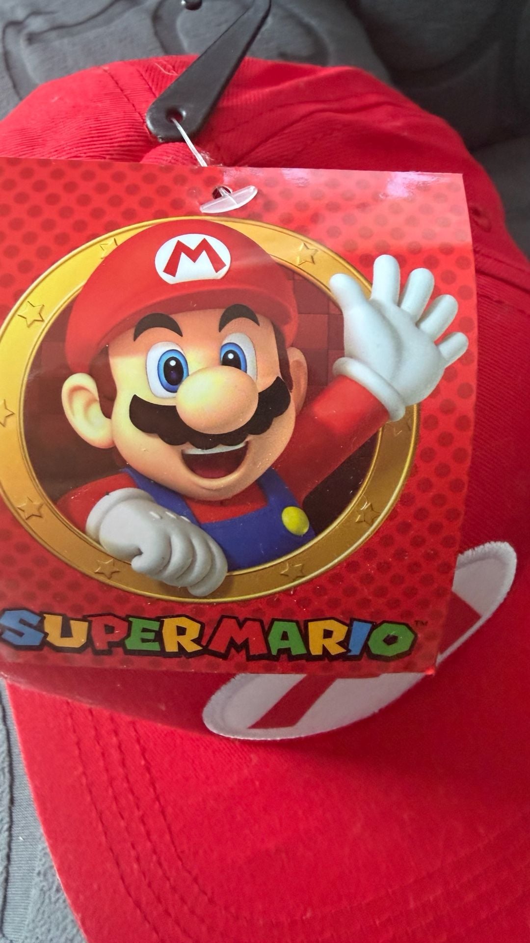 Nintendo Super Mario Bros Red Character Baseball Cap Hat with M Logo 2