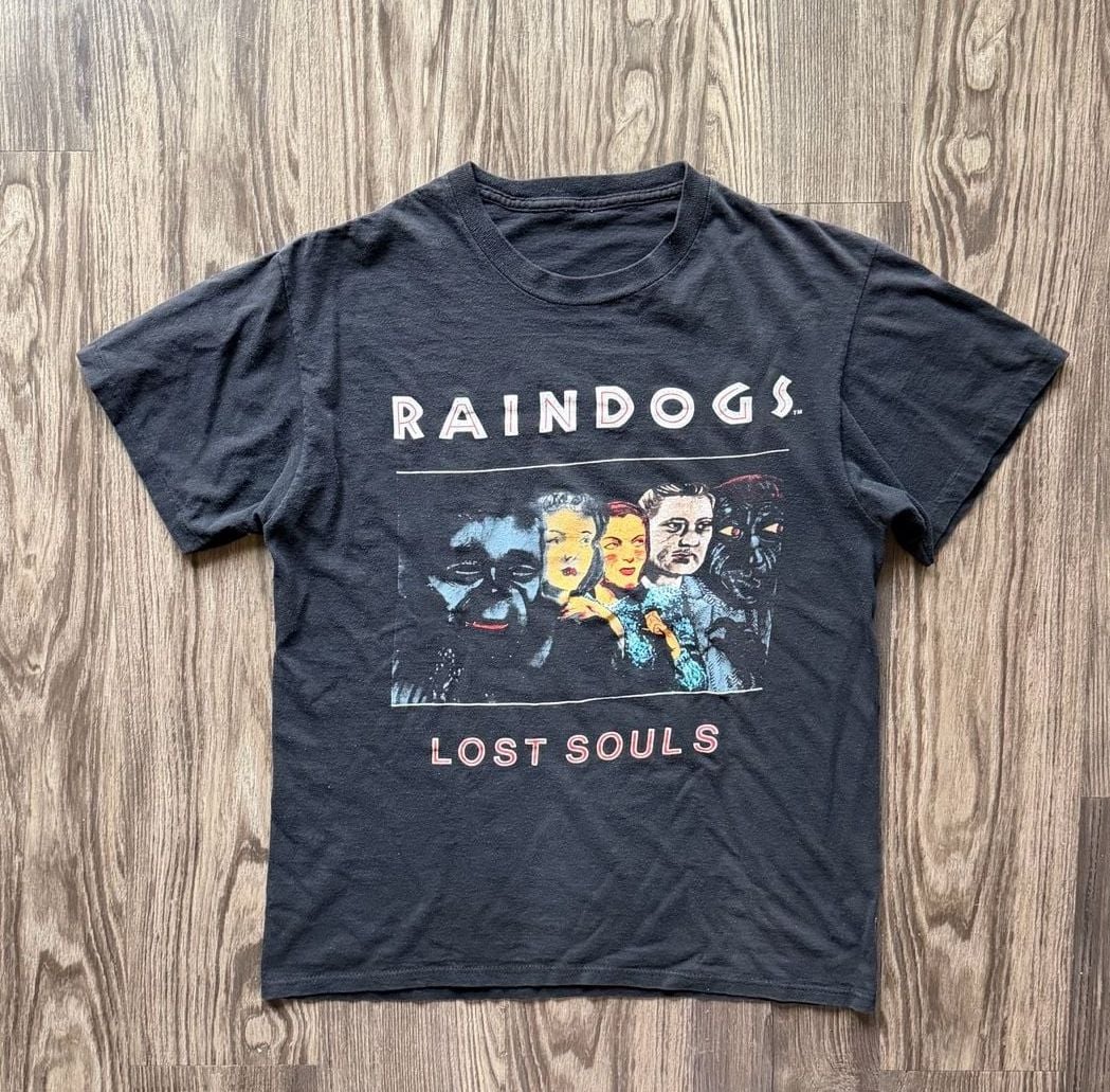 Vintage 1990 Raindogs Lost Souls Tour Band T-Shirt 3