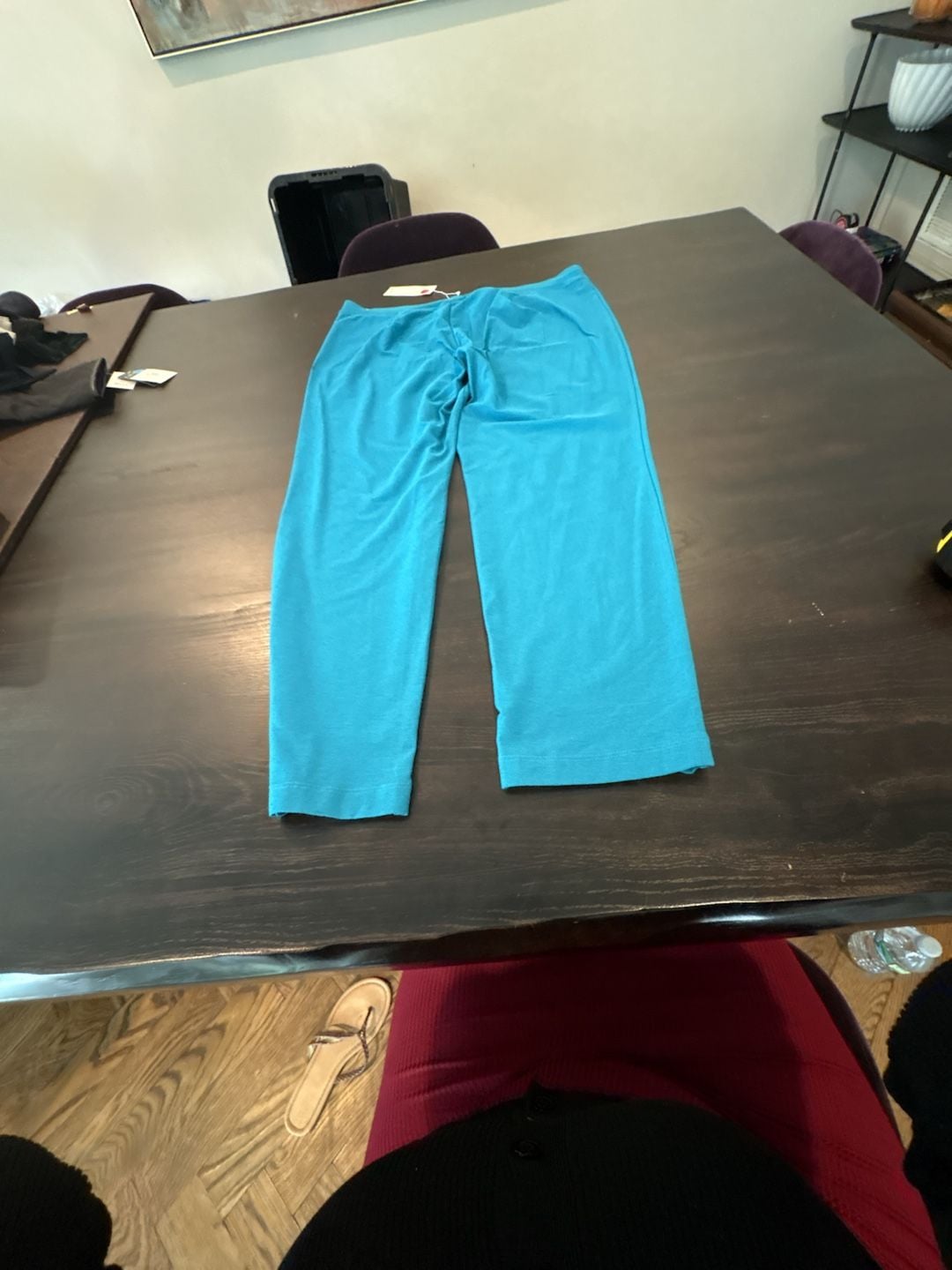 Eileen Fisher Jewel Slim Ankle Pant Size XL Teal Blue New with Tags XL 6