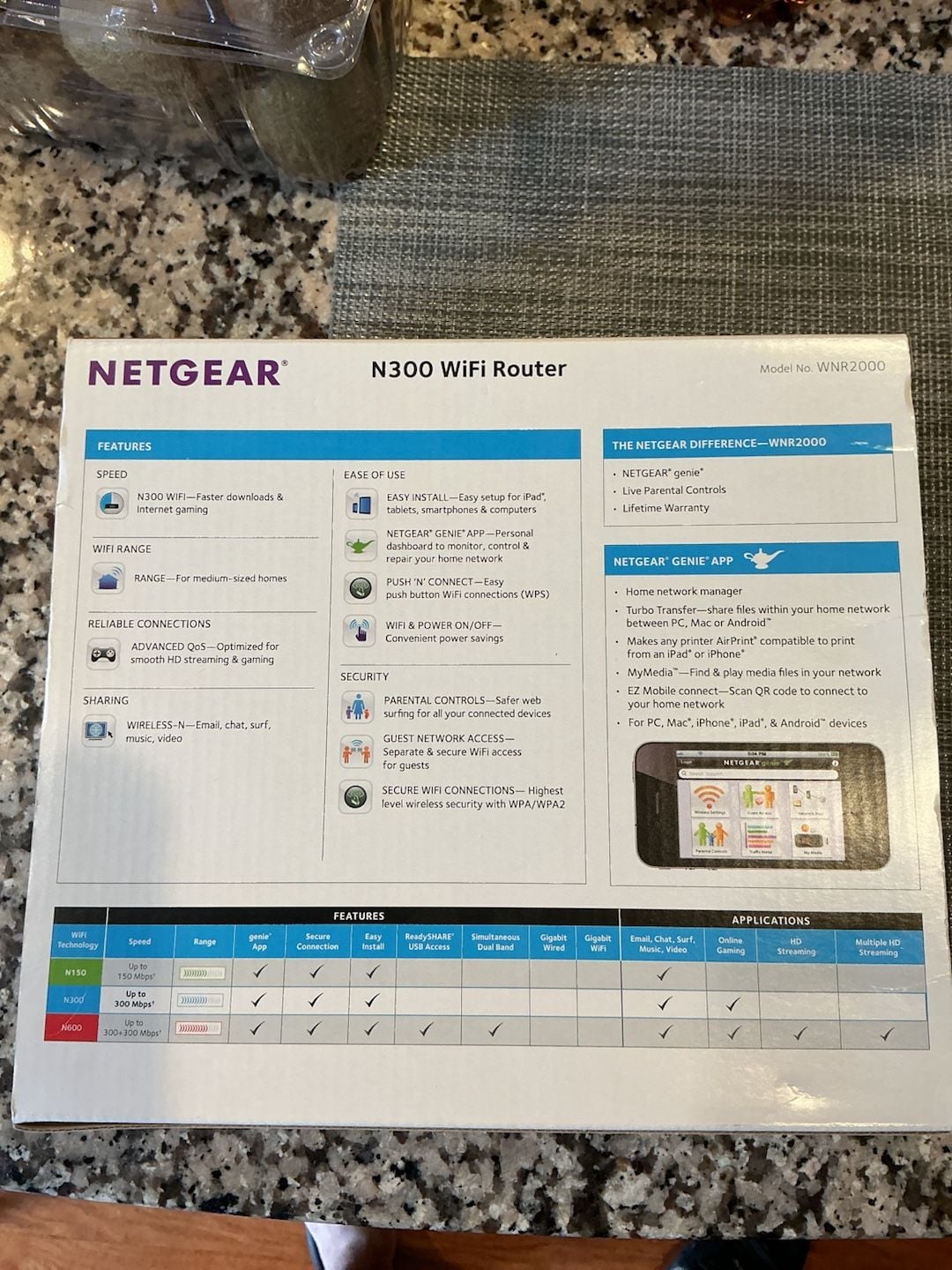NETGEAR N300 WiFi Router WNR2000v5 2