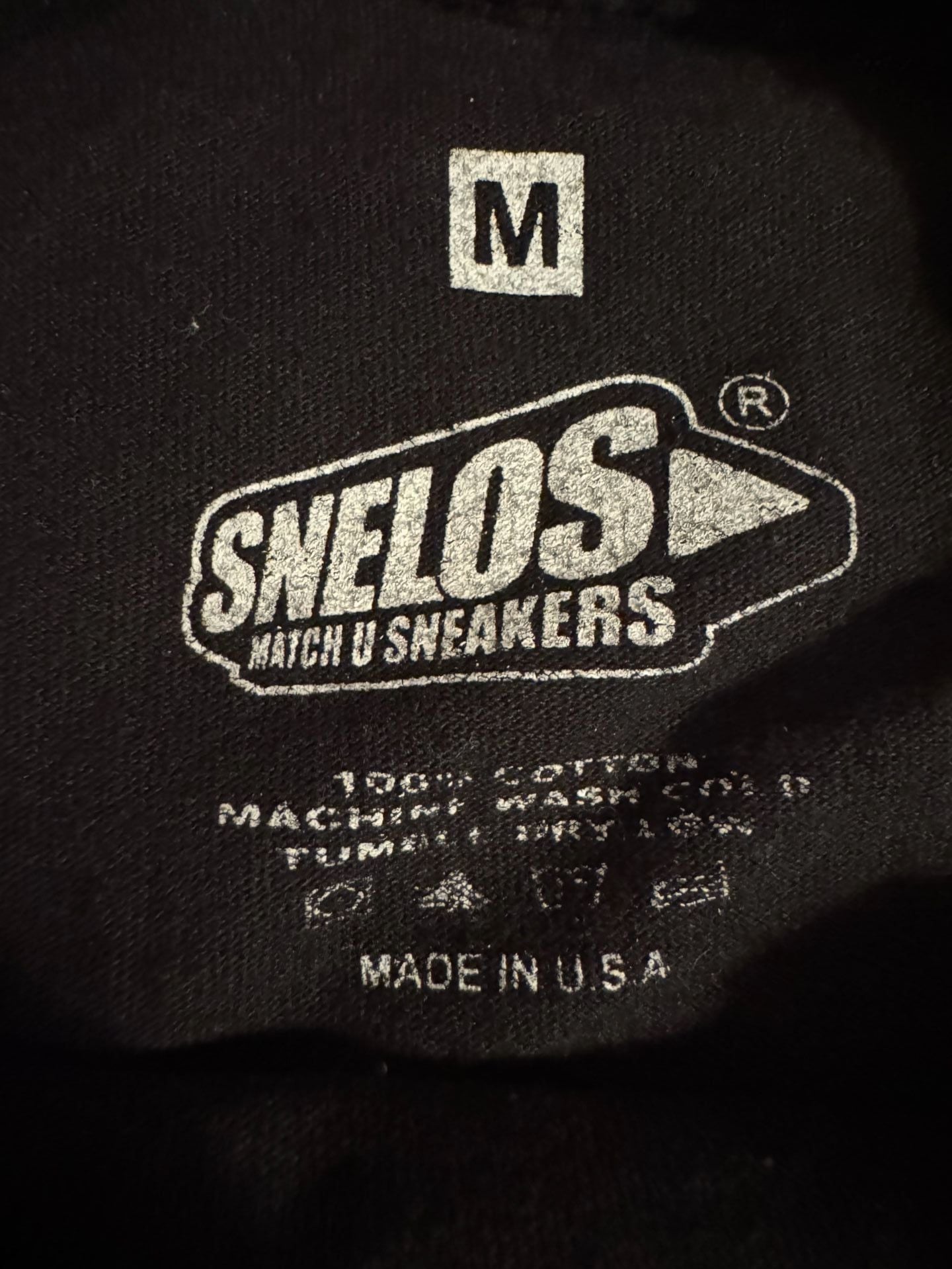 Snelos Michael Jordan 23 GOAT Sneaker Match Black Graphic T-Shirt Size M 5
