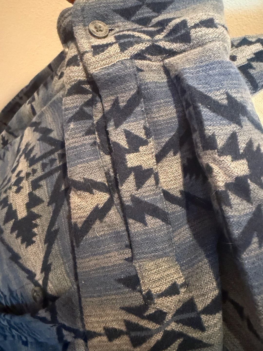 Pendleton Men's Marshall Super Soft Southwestern Shirt Trapper Peak Blue 7