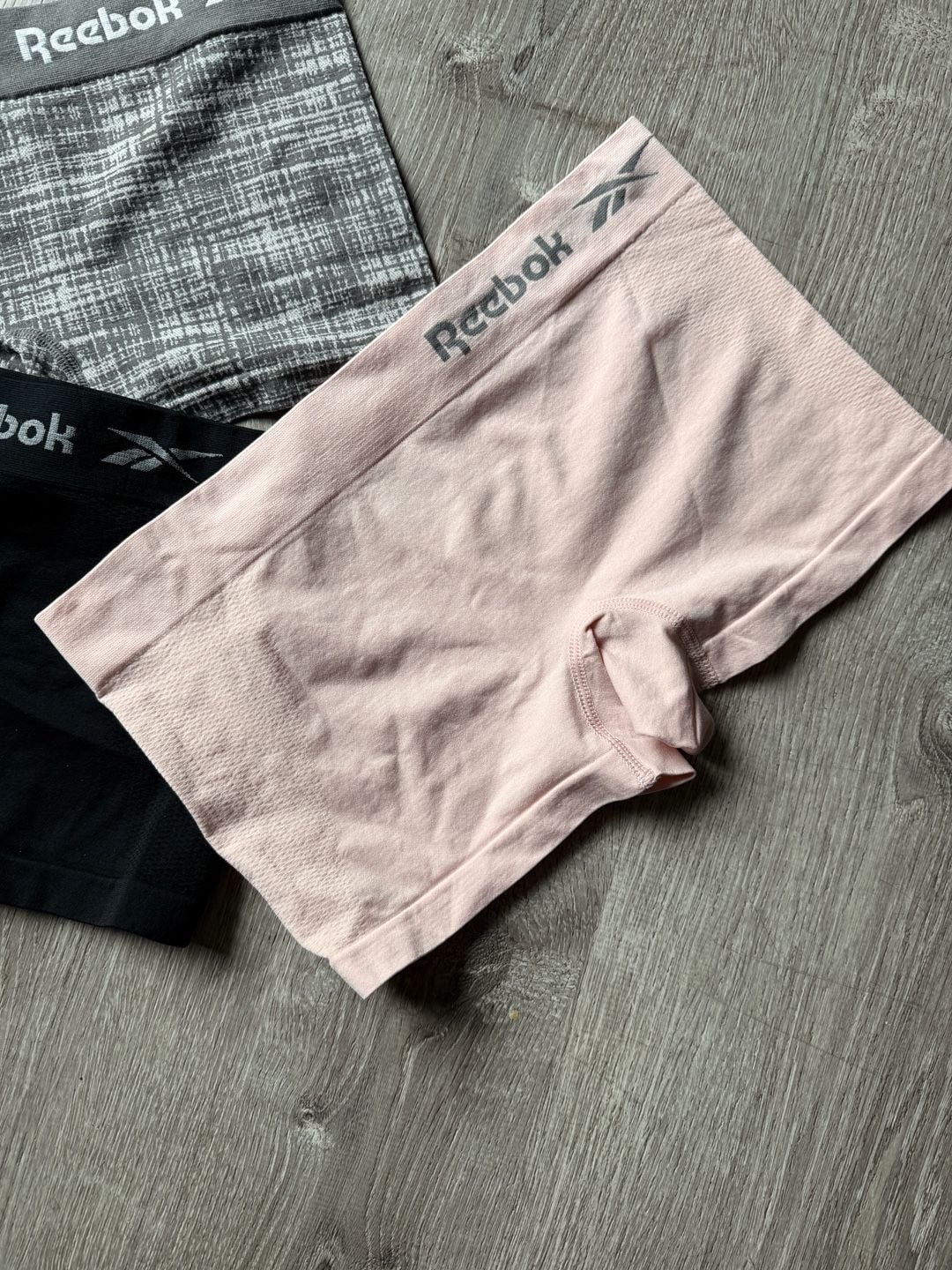 Reebok Women's Seamless Boyshort Underwear Panties 3-Pack Size M 3