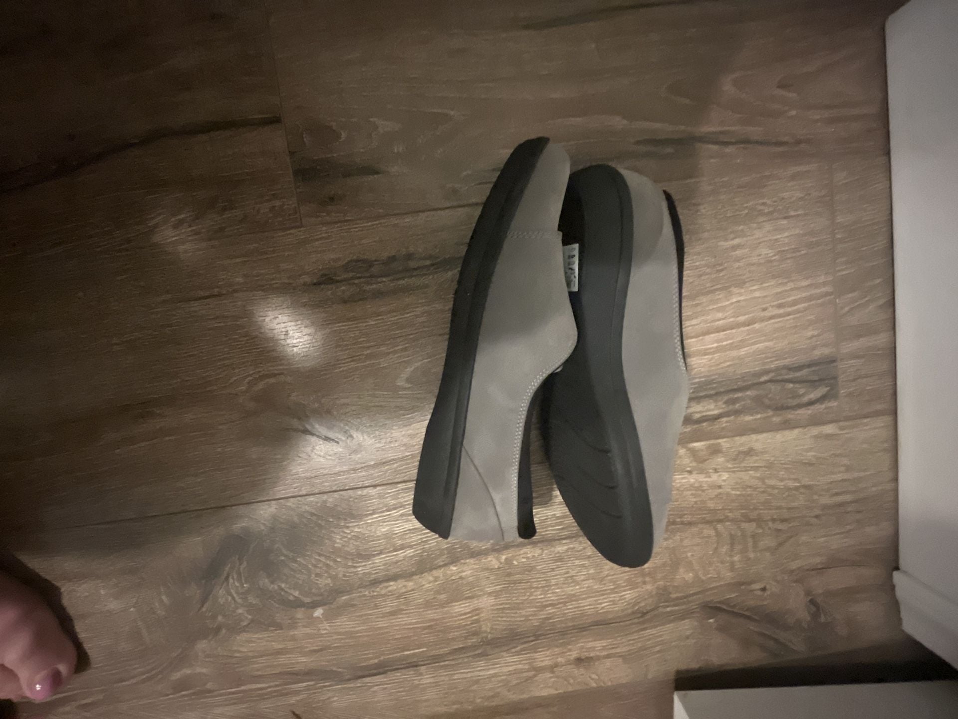 Clarks Cloudsteppers Ayla Band Grey Slip-On Comfort Shoes 6 1/2 W NWT 3