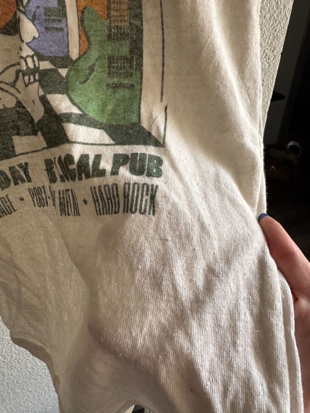 Call Your Mother Mystic Rock Graphic Tee Large White 8