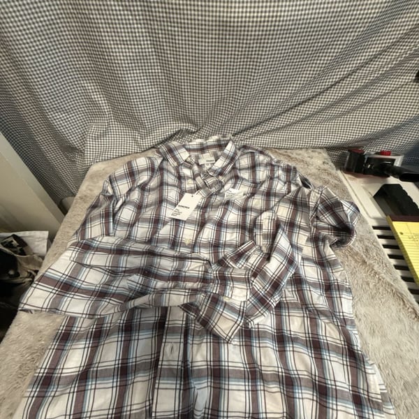 Sonoma Men's Plaid Long Sleeve Button Down Shirt - XXL