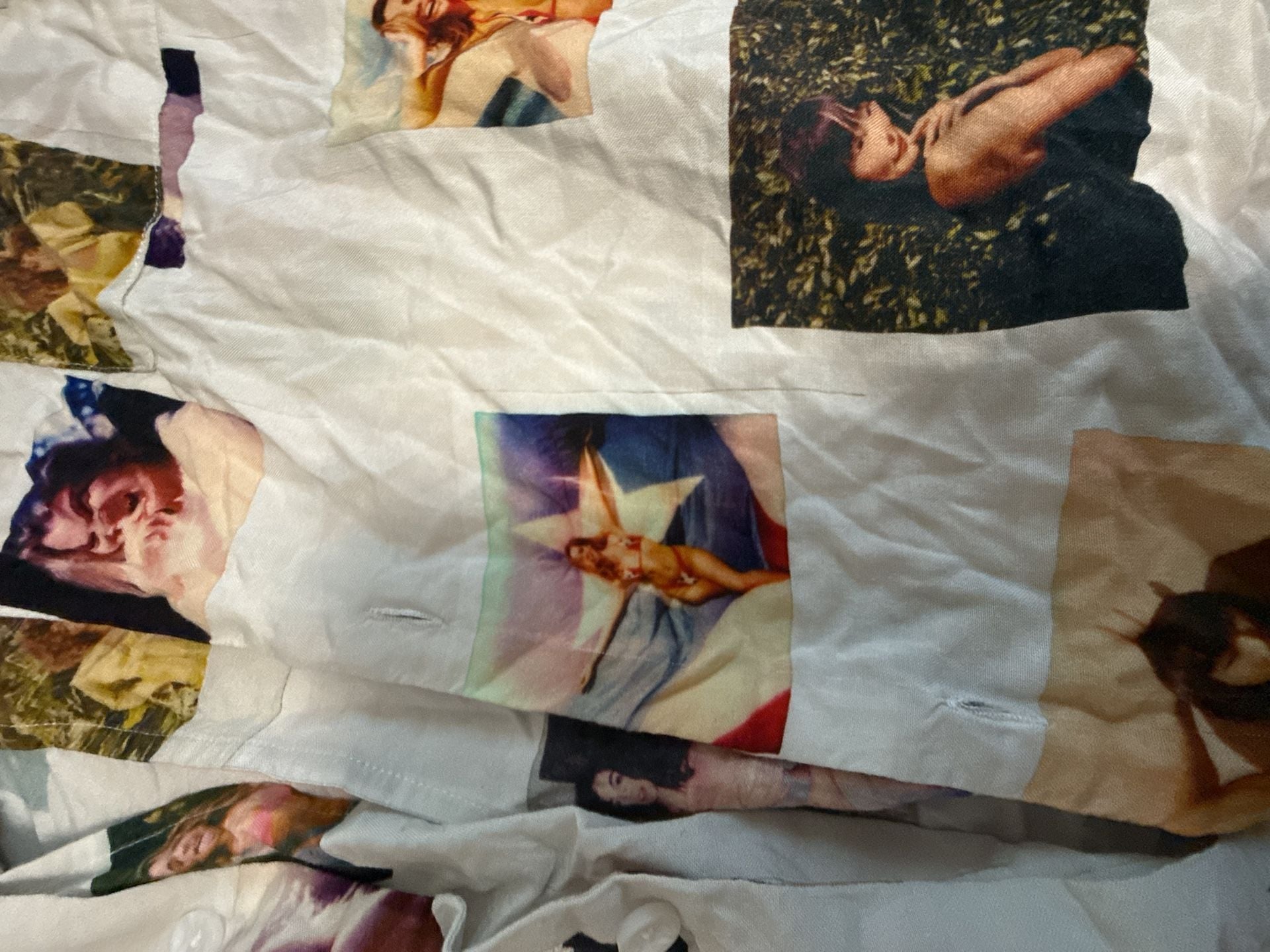 Pacsun x Playboy Polaroid Camp Shirt, Size S 5