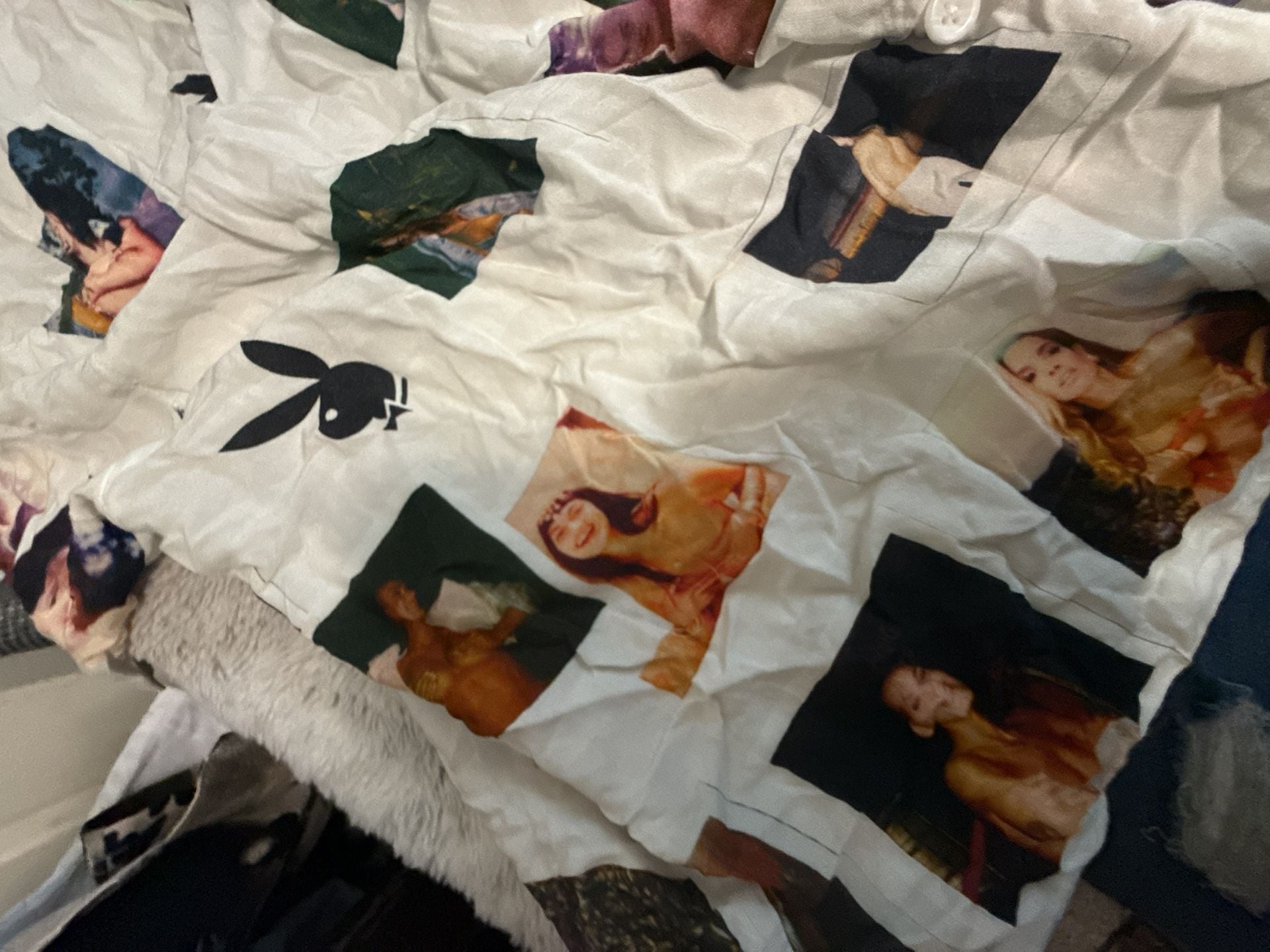 Pacsun x Playboy Polaroid Camp Shirt, Size S 6