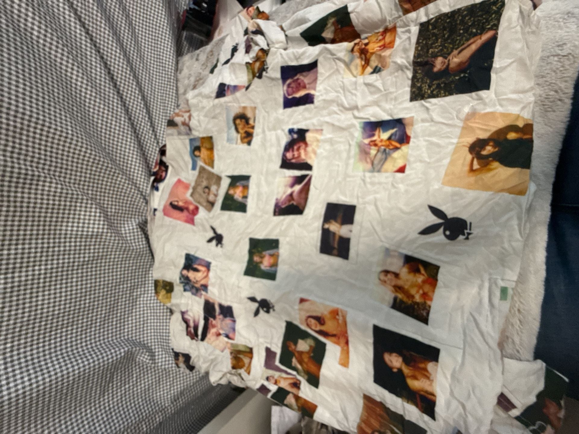Pacsun x Playboy Polaroid Camp Shirt, Size S 7