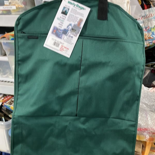 WallyBags 45" Deluxe Extra Capacity Travel Garment Bag in Green