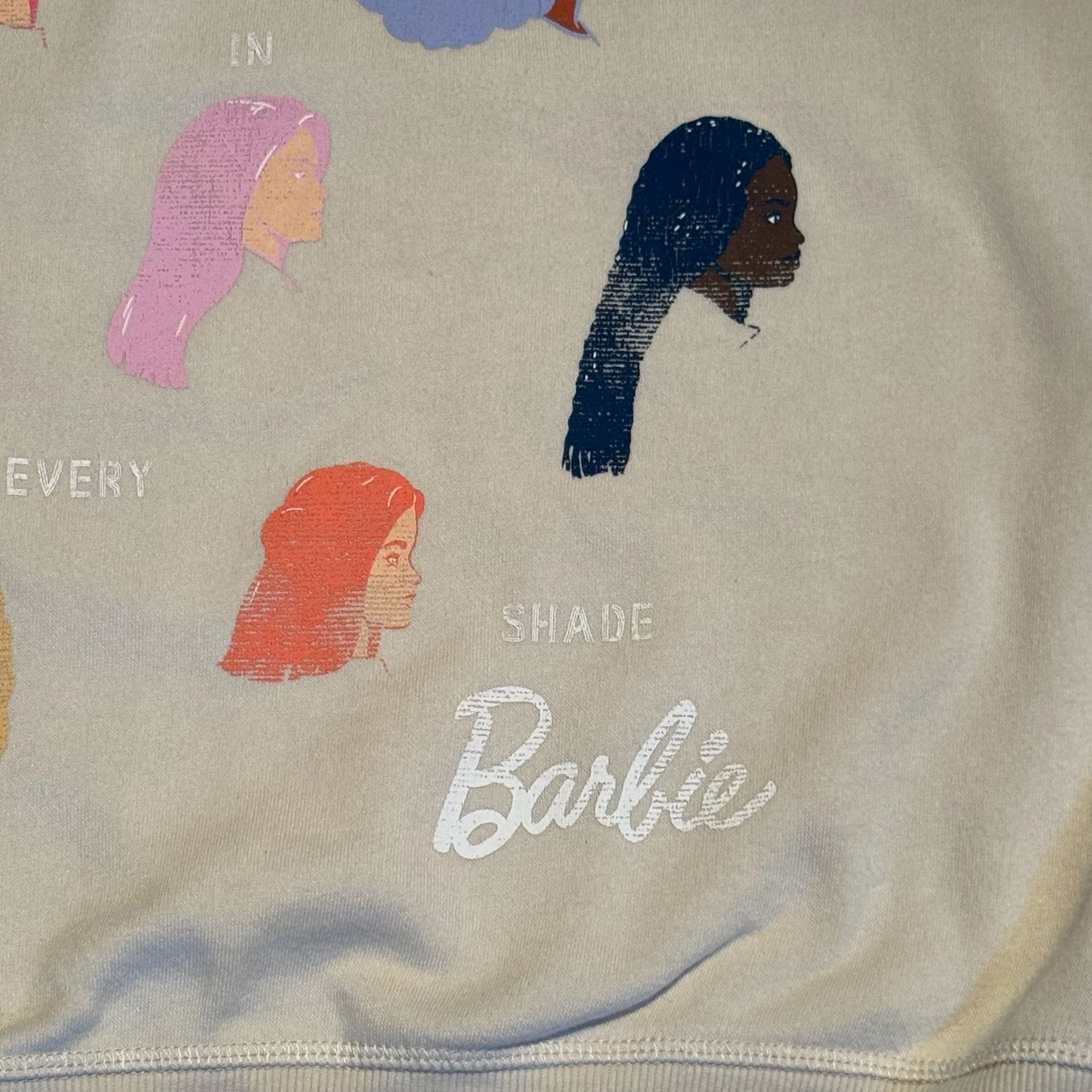 Barbie Grayson Threads Women’s XXL Beautiful in Every Shade Graphic Sweatshirt 5