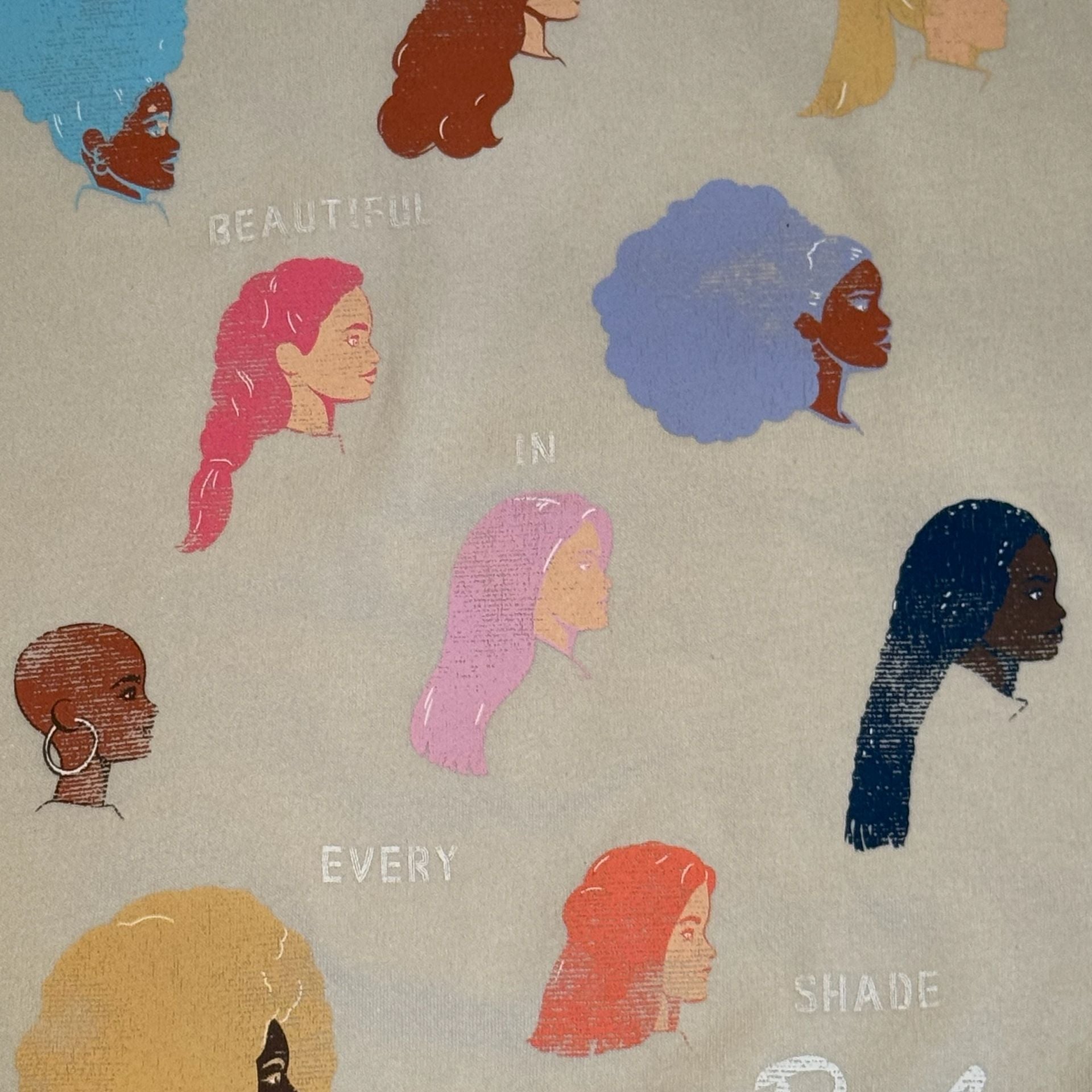 Barbie Grayson Threads Women’s XXL Beautiful in Every Shade Graphic Sweatshirt 11