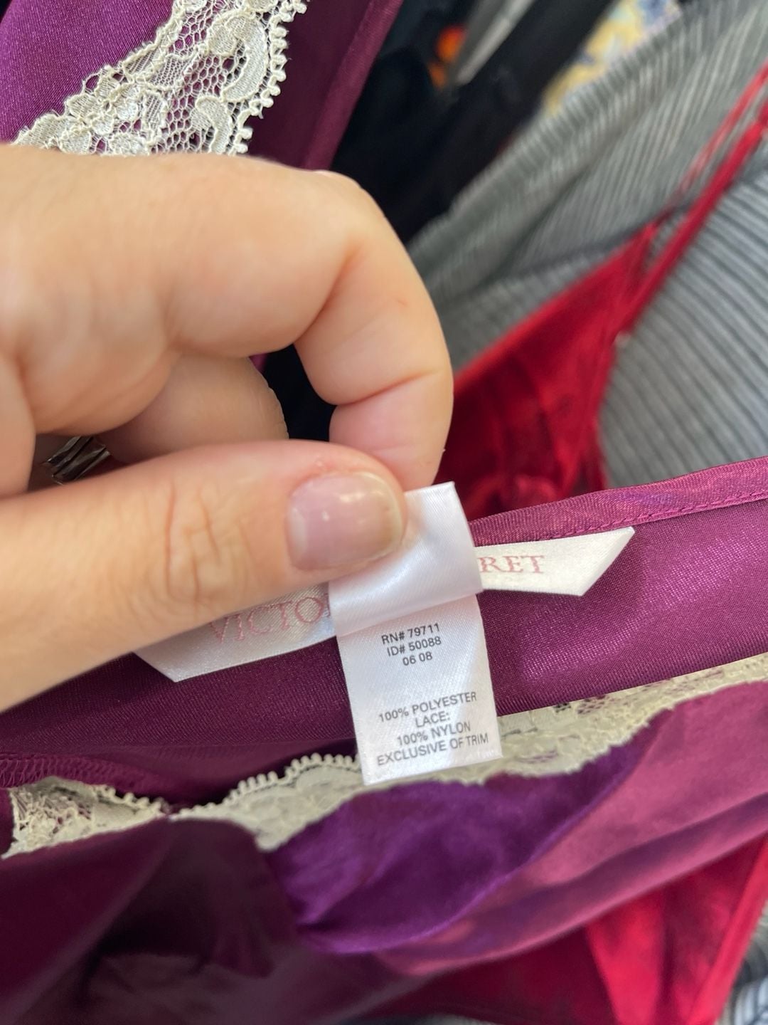 Victoria’s Secret Y2K Satin Slip Dress Chemise Lace Coquette Fairy Grunge S 3