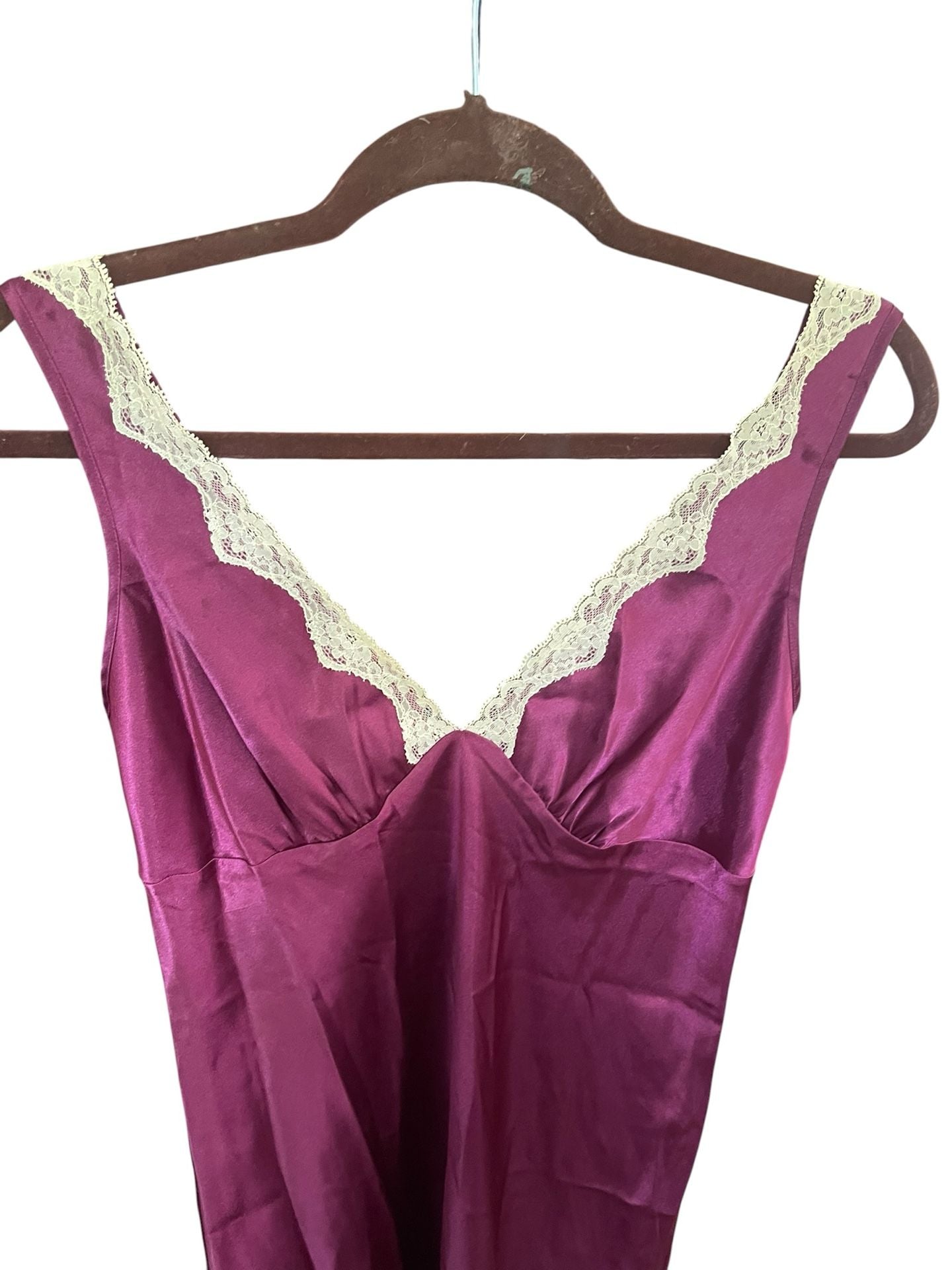 Victoria’s Secret Y2K Satin Slip Dress Chemise Lace Coquette Fairy Grunge S 5