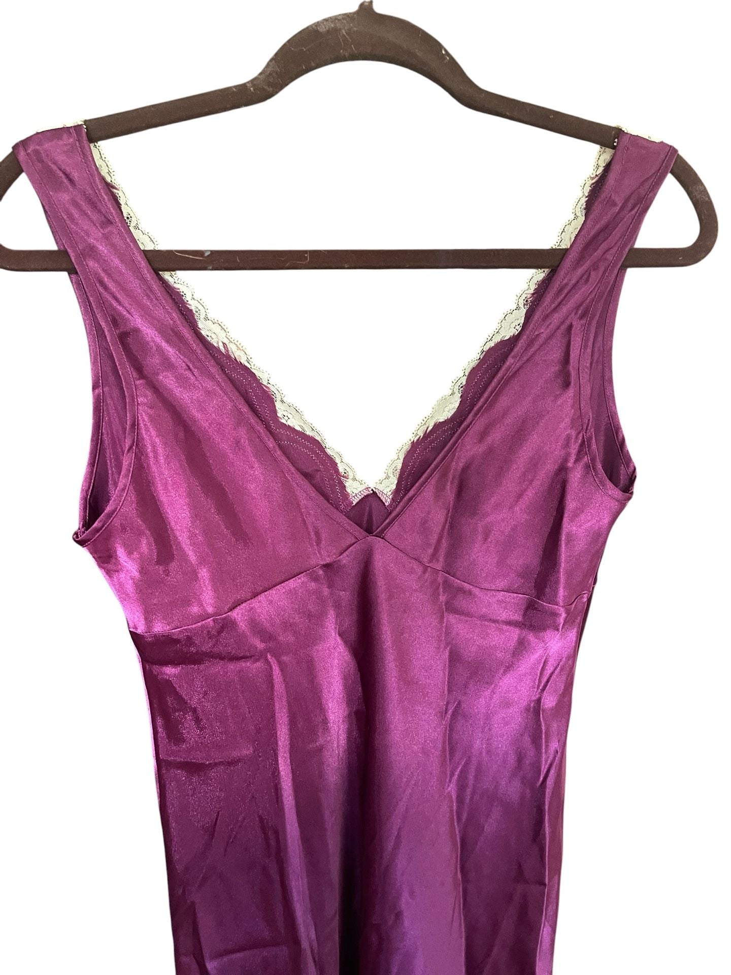Victoria’s Secret Y2K Satin Slip Dress Chemise Lace Coquette Fairy Grunge S 7