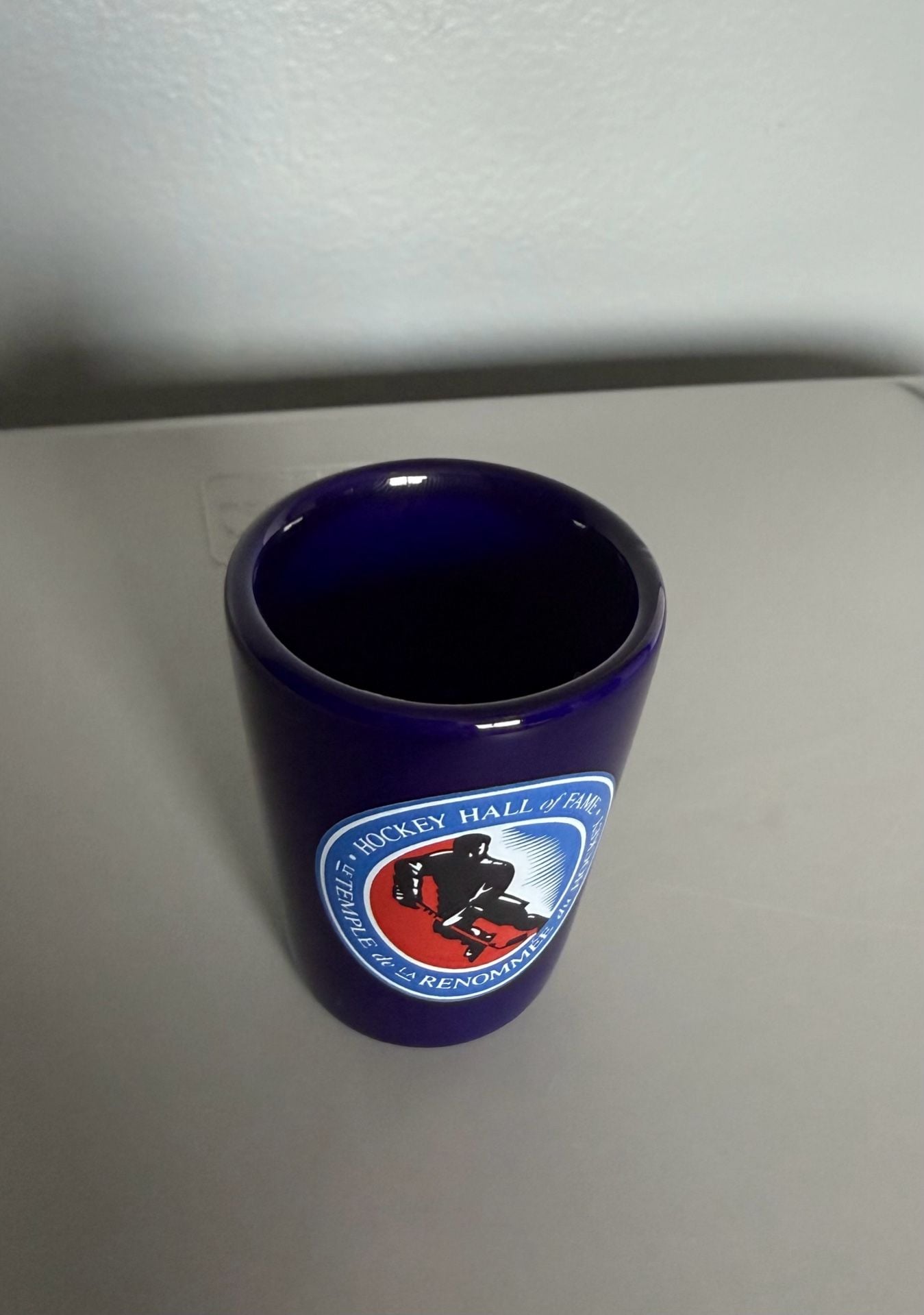 Hockey Hall of Fame Ceramic Souvenir Shot Glass 3