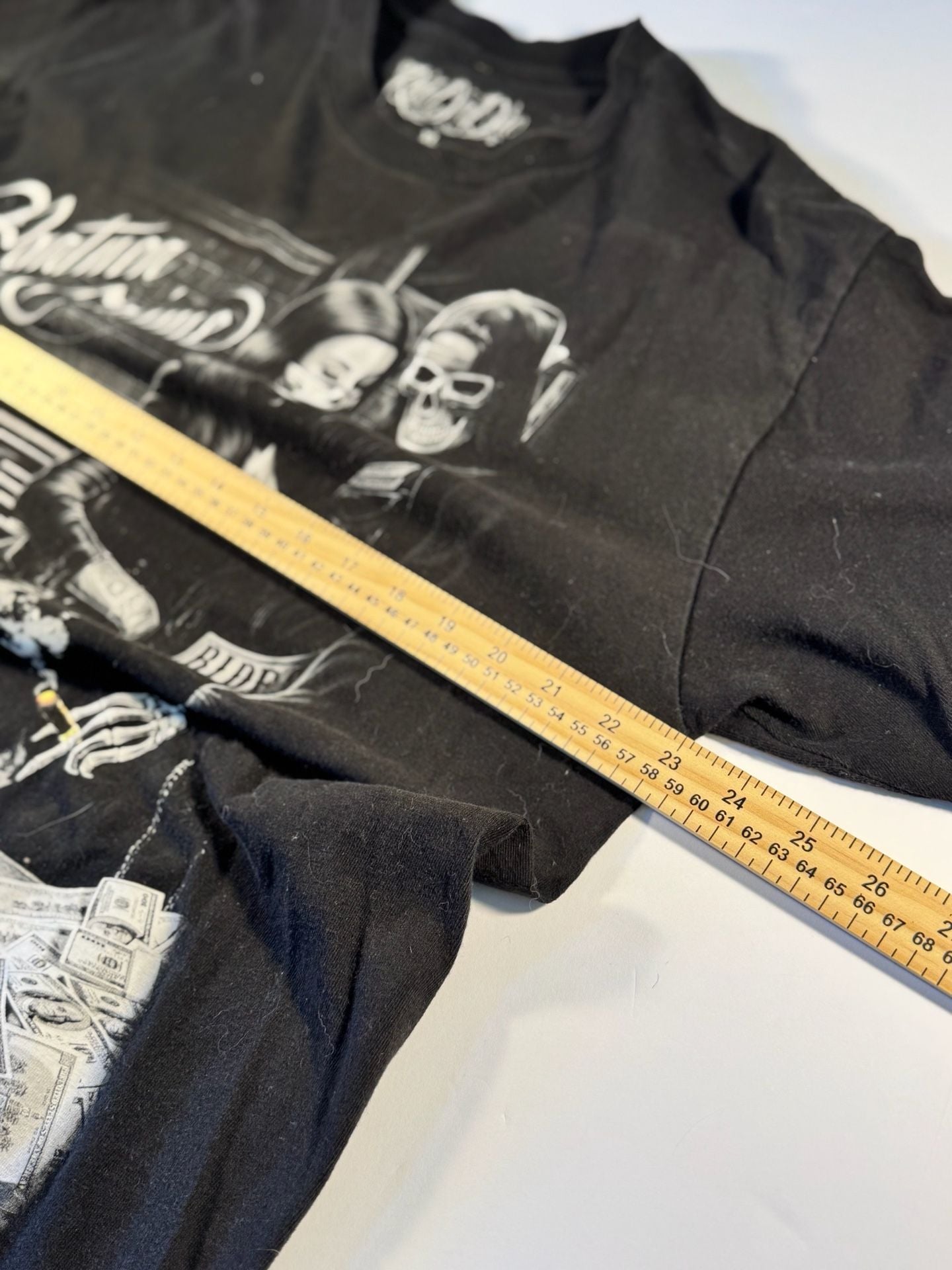Ride or Die Partner in Crime Biker Graphic T-Shirt Black XL 5