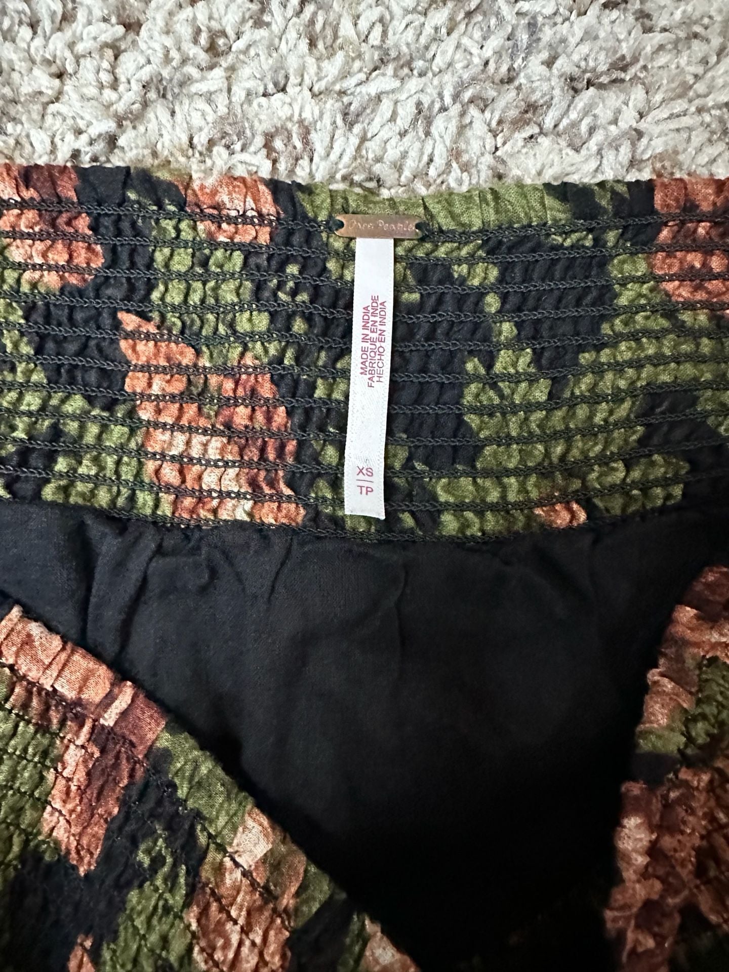 Free People Tiered Floral Maxi Skirt 5