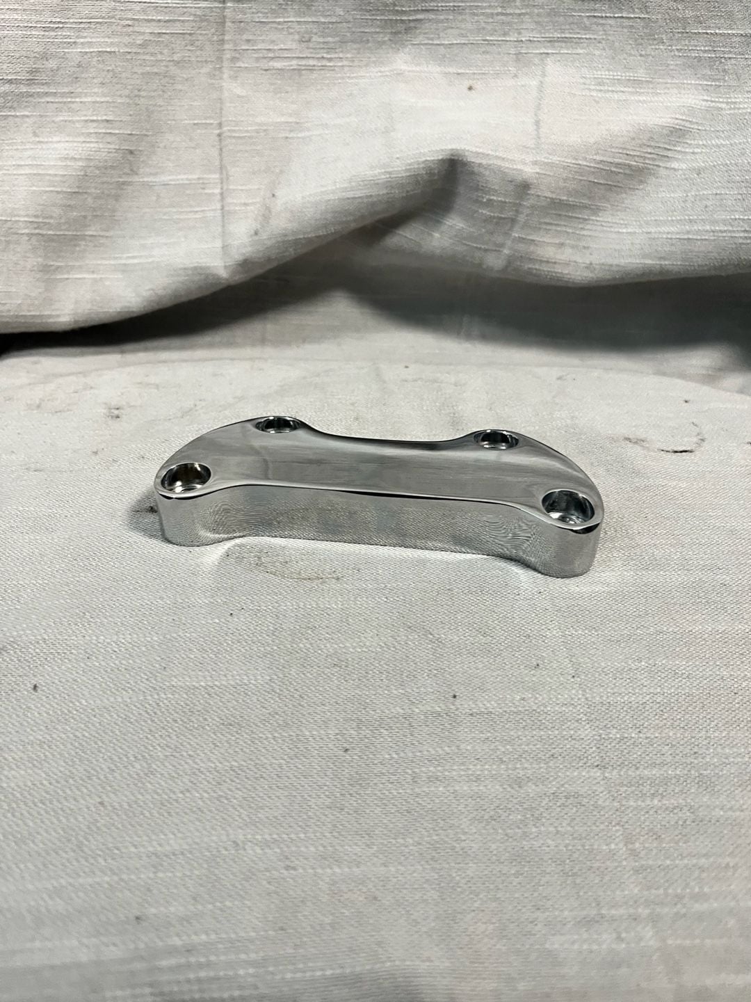 Harley-Davidson Classic Chrome Custom Handlebar Clamp Riser Top Clamp 6