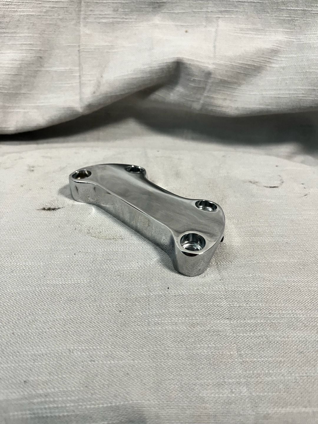 Harley-Davidson Classic Chrome Custom Handlebar Clamp Riser Top Clamp 7
