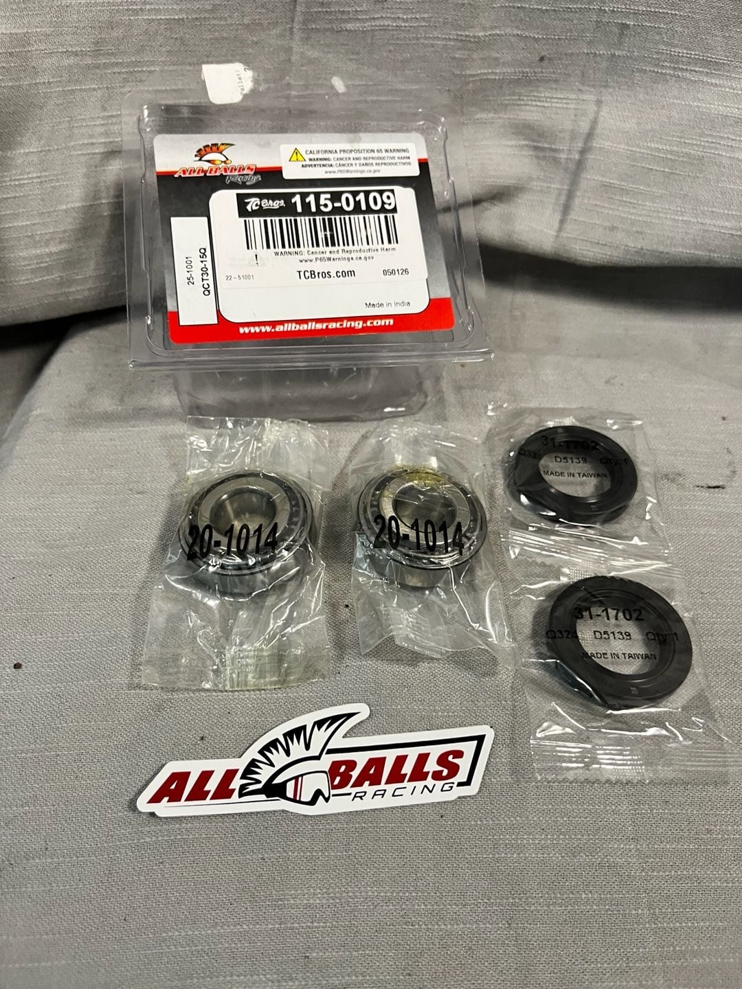 All Balls Racing Wheel Bearing Kit 25-1001 7