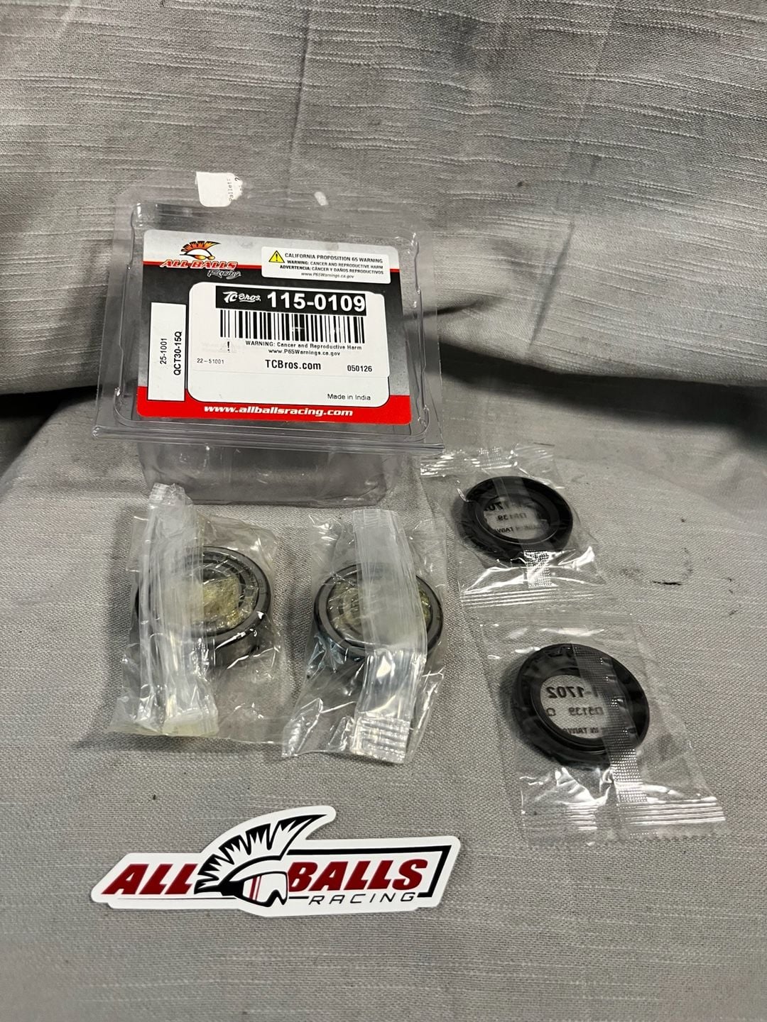 All Balls Racing Wheel Bearing Kit 25-1001 10