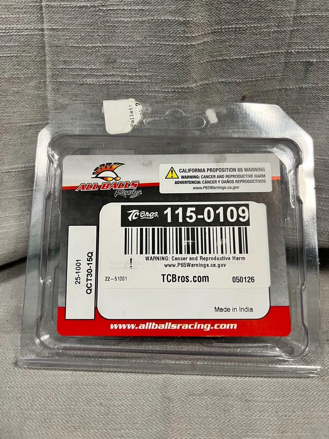 All Balls Racing Wheel Bearing Kit 25-1001 12
