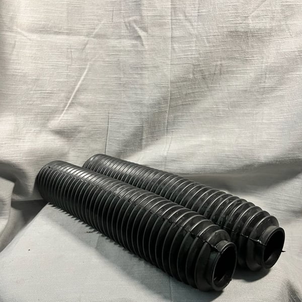 Motorcycle Rubber Front Fork Dust Cover Gaiters Boots Shock Absorber Protector Pair