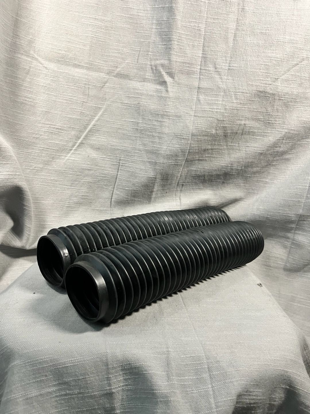 Motorcycle Rubber Front Fork Dust Cover Gaiters Boots Shock Absorber Protector Pair 7