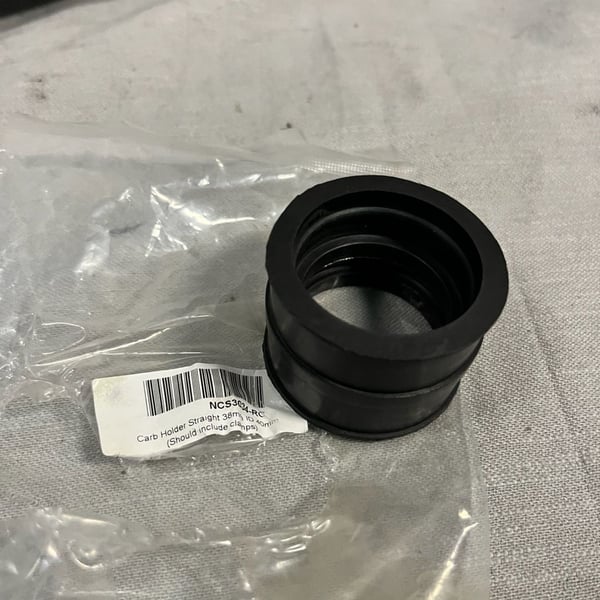 Carb Holder Straight 38mm ID 40mm NCS3034-RC