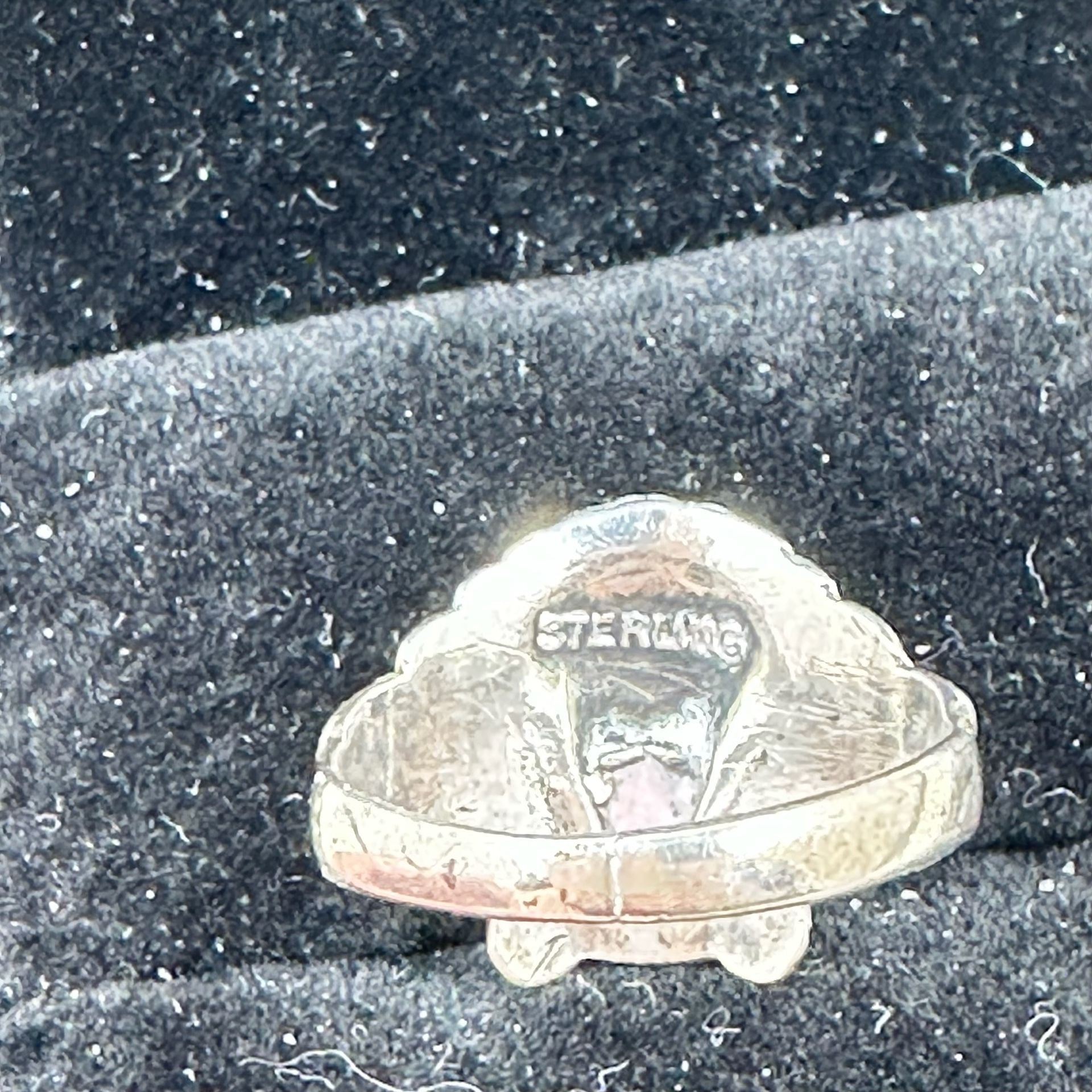 Vintage Mexican Sterling Silver Aztec Mesoamerican Mask Ring 3