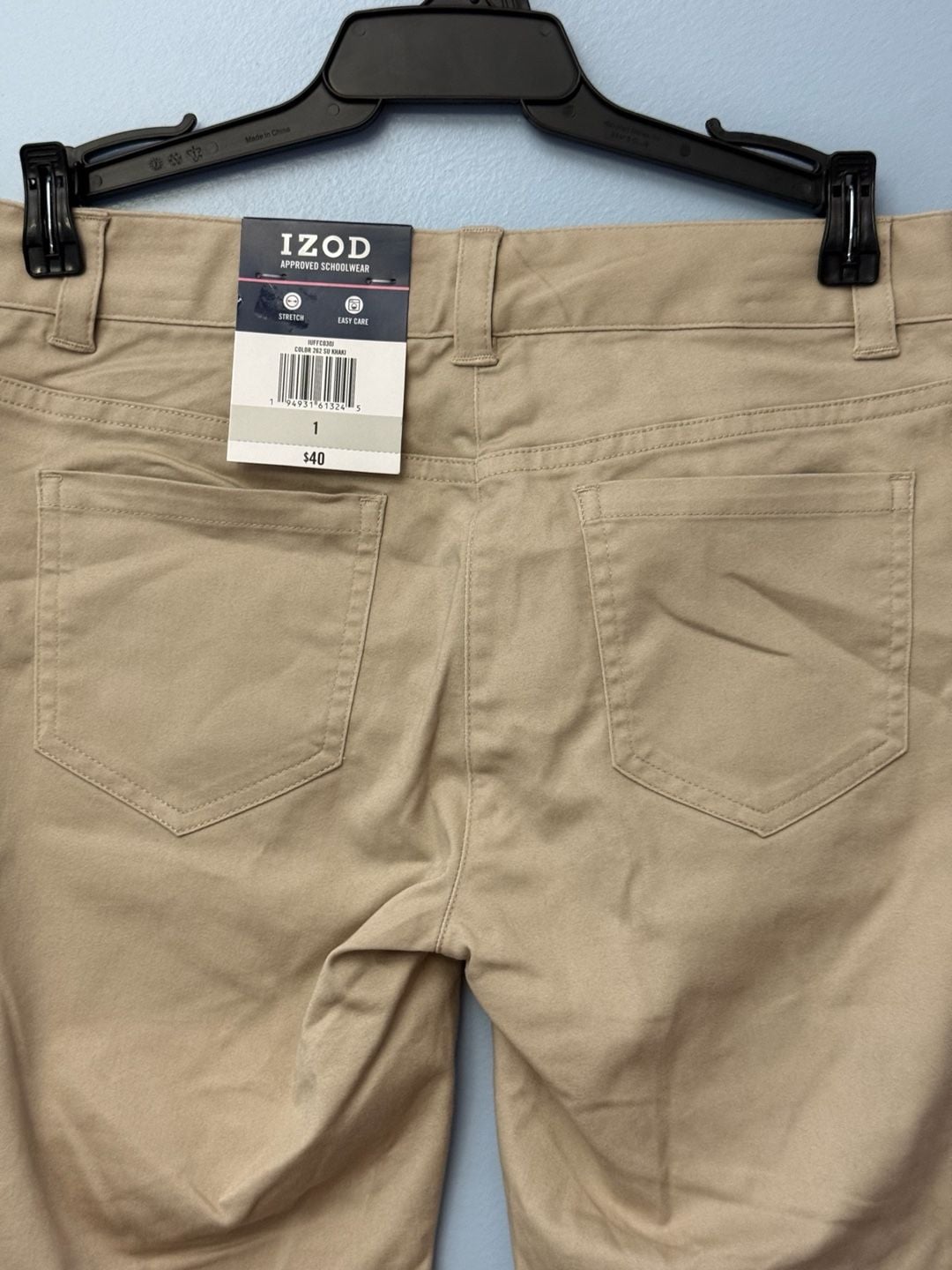 IZOD Approved Schoolwear Stretch Pull-On Jegging, Khaki 4