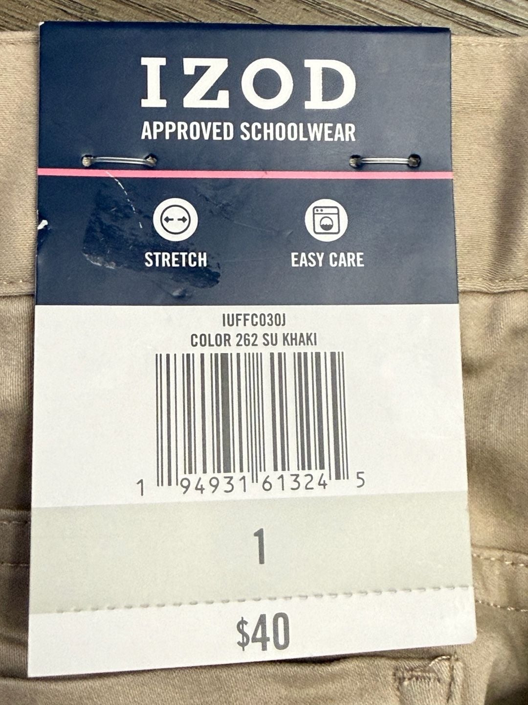 IZOD Approved Schoolwear Stretch Pull-On Jegging, Khaki 7