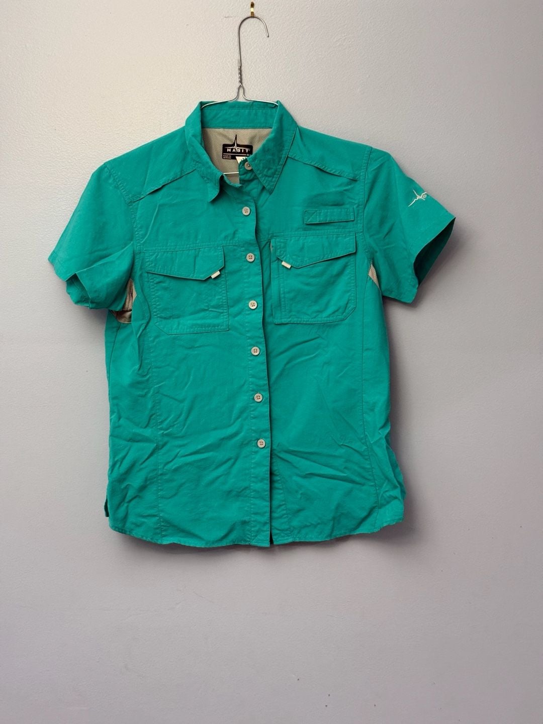 Habit Women's Solar-Factor 30+ Short Sleeve Button-Up Shirt 2