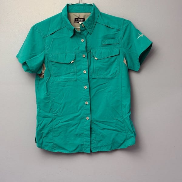Habit Women's Solar-Factor 30+ Short Sleeve Button-Up Shirt