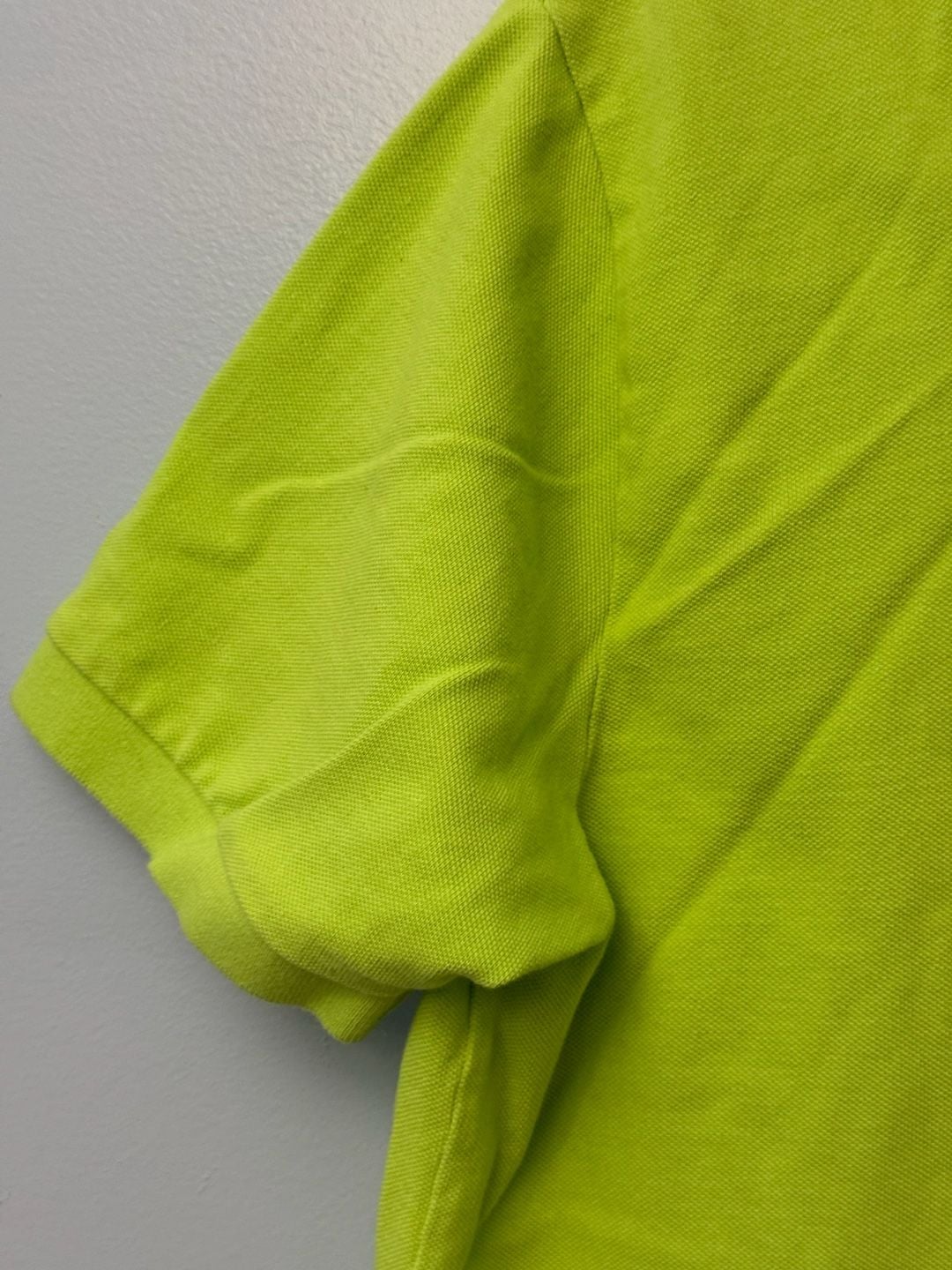 Polo by Ralph Lauren Bright Green Polo Shirt with Purple Logo, Size XL 7